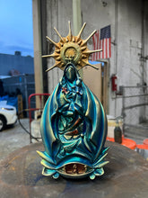 12" Blue Caridad del Cobre (Bronze )